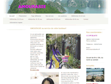 Tablet Screenshot of amourasie.com